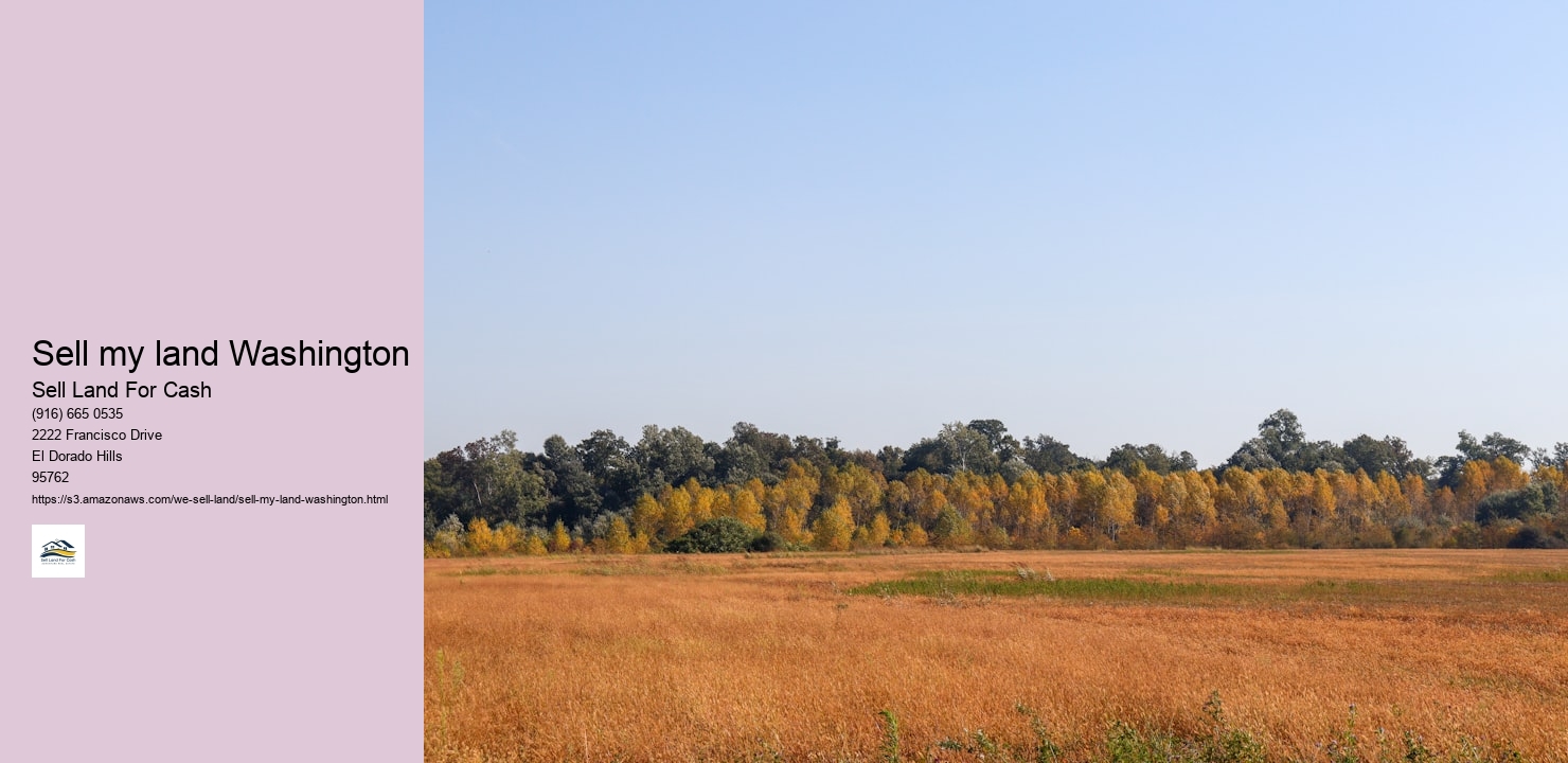 Sell my land Washington