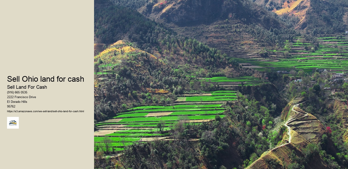 Sell Ohio land for cash