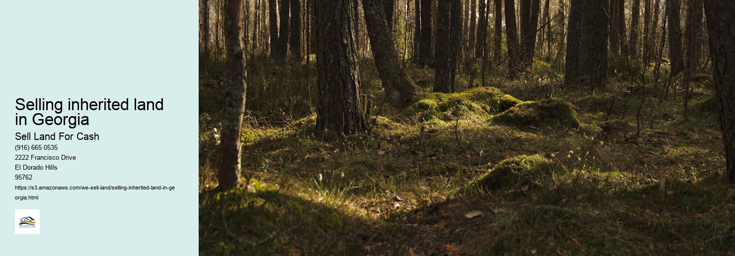 Selling inherited land in Georgia