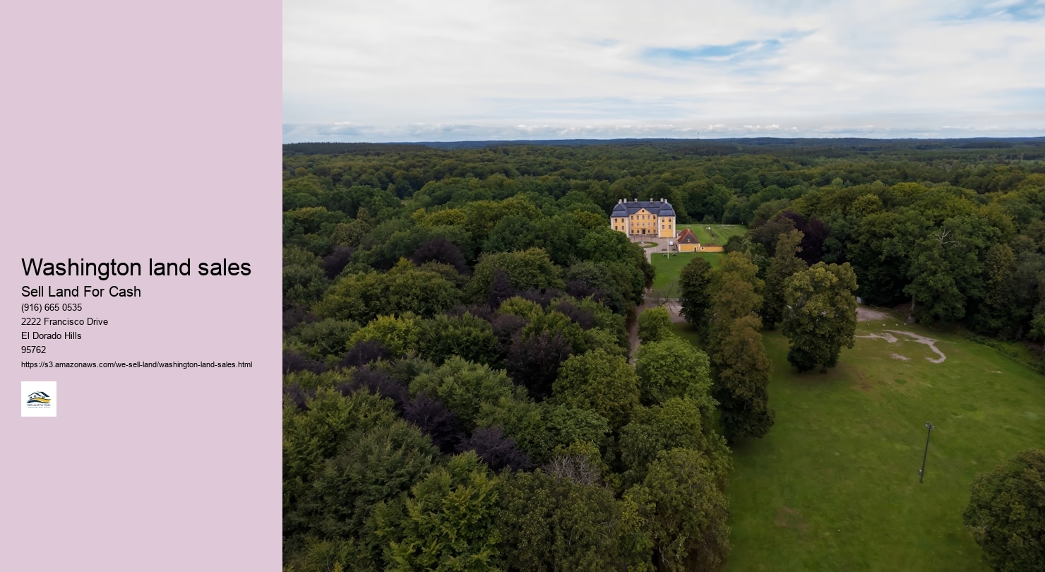 Washington land sales