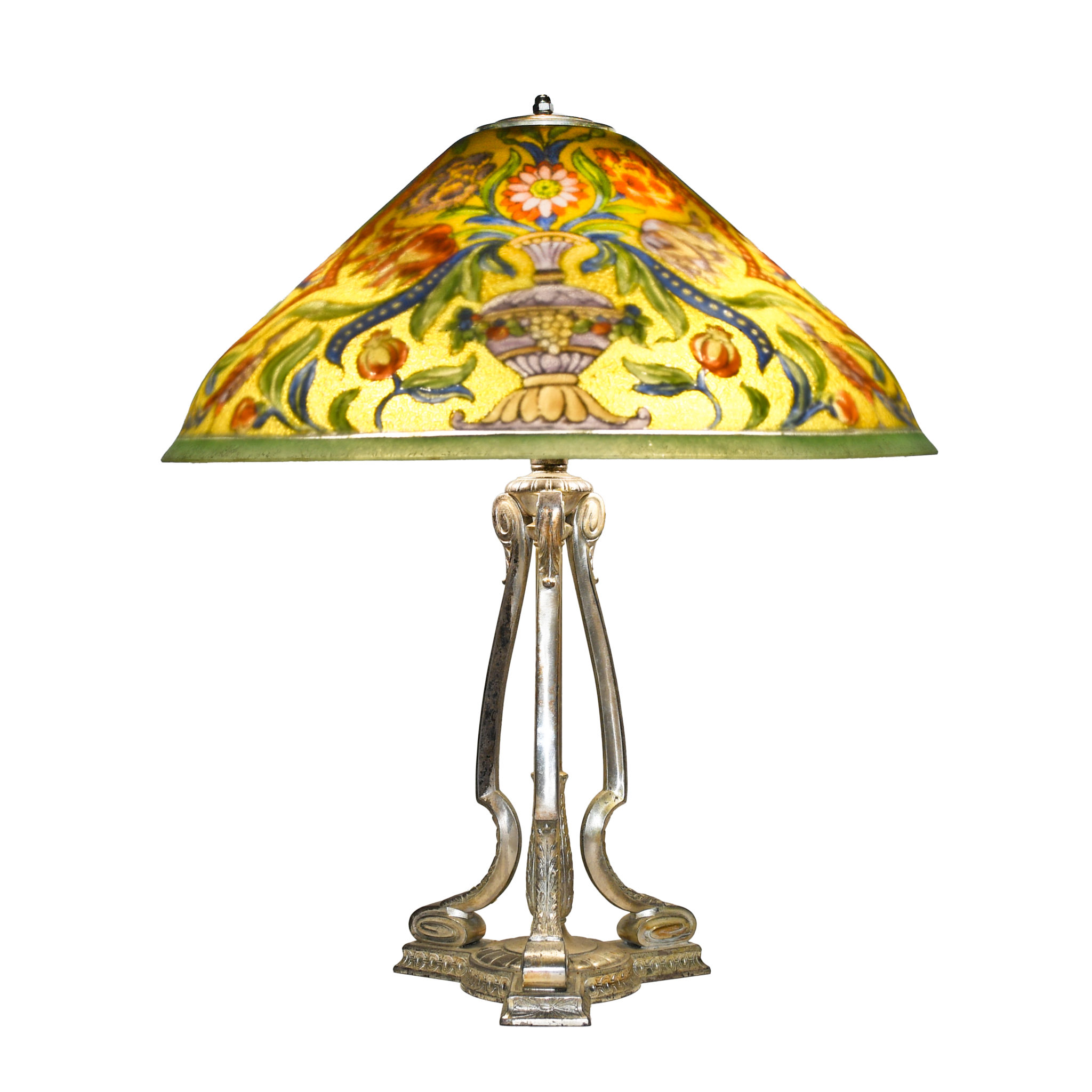 Pairpoint Seville Reverse Painted Table Lamp 'Birds of Paradise' (Circa  1915-1920) - Tangibleinvestmentsinc.com