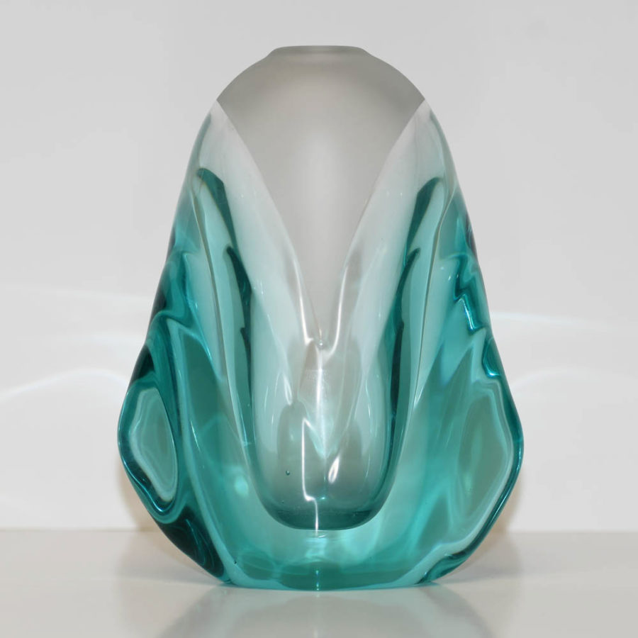 Art Deco Style Glass Vase