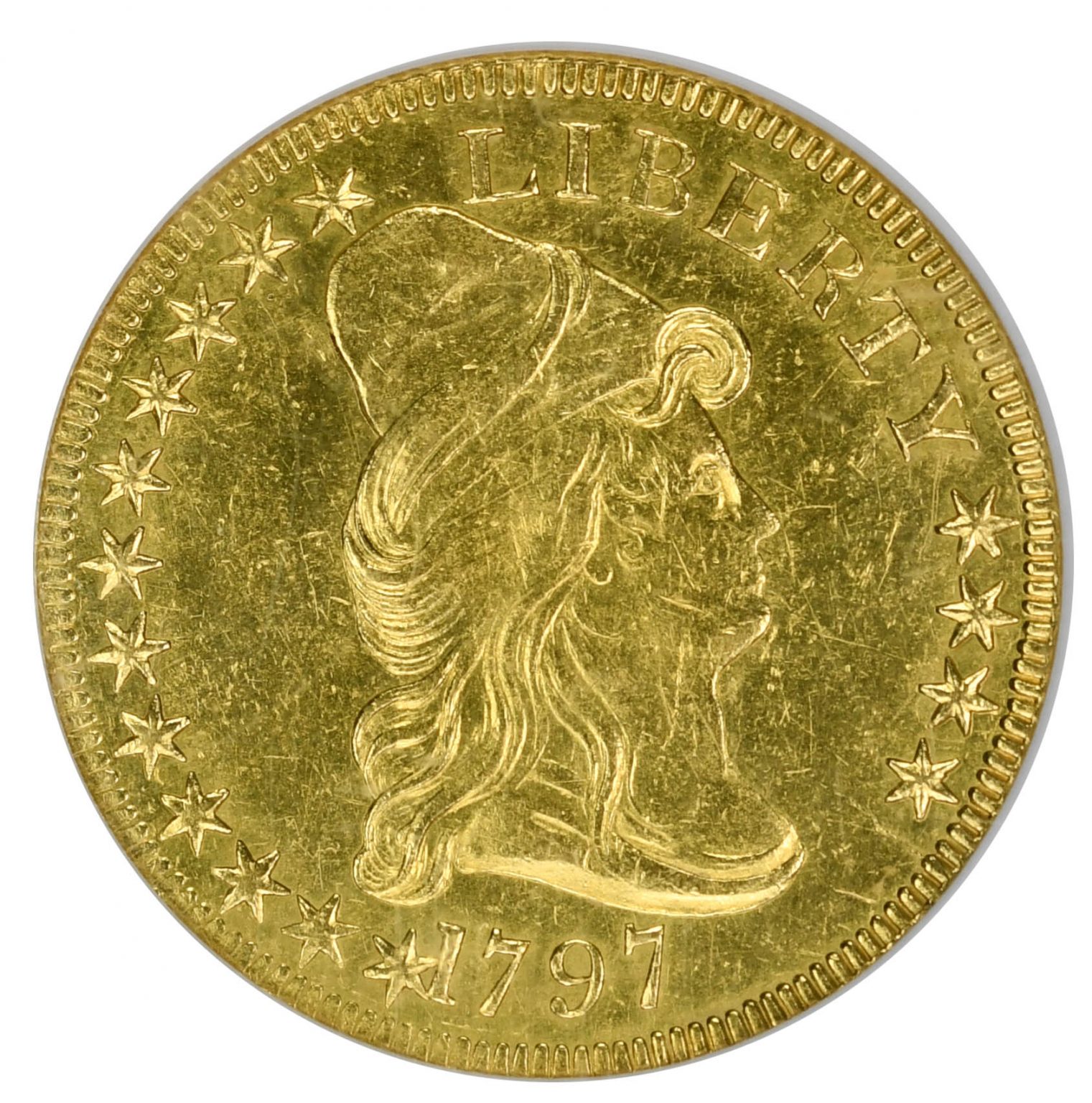 1797 10 Small Eagle Draped Bust NGC MS62 Original Rare Gold Coin Eagle