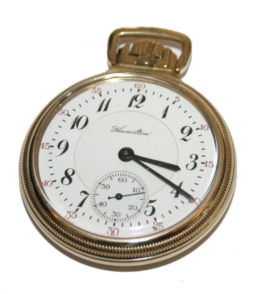 Hamilton 10k Gold Filled 23 Jewel Pocket Watch Model 950 Circa 1916
