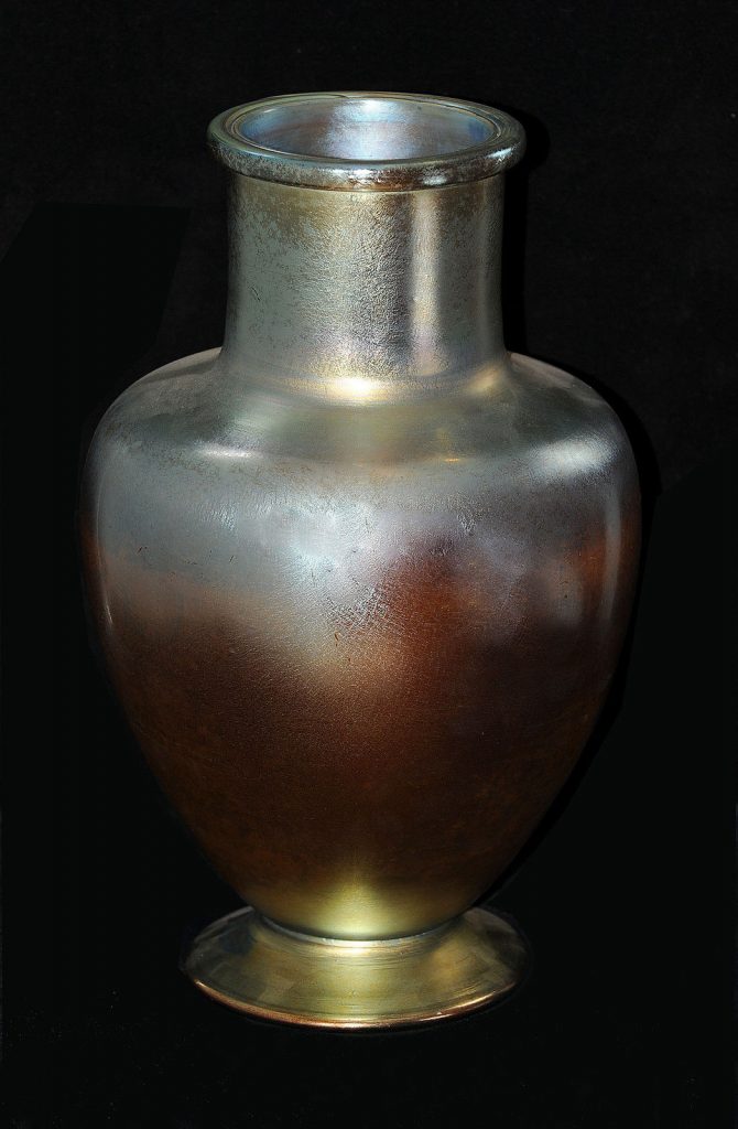 LC Tiffany Furnaces Inc, Favrile Glass Vase Inscribed