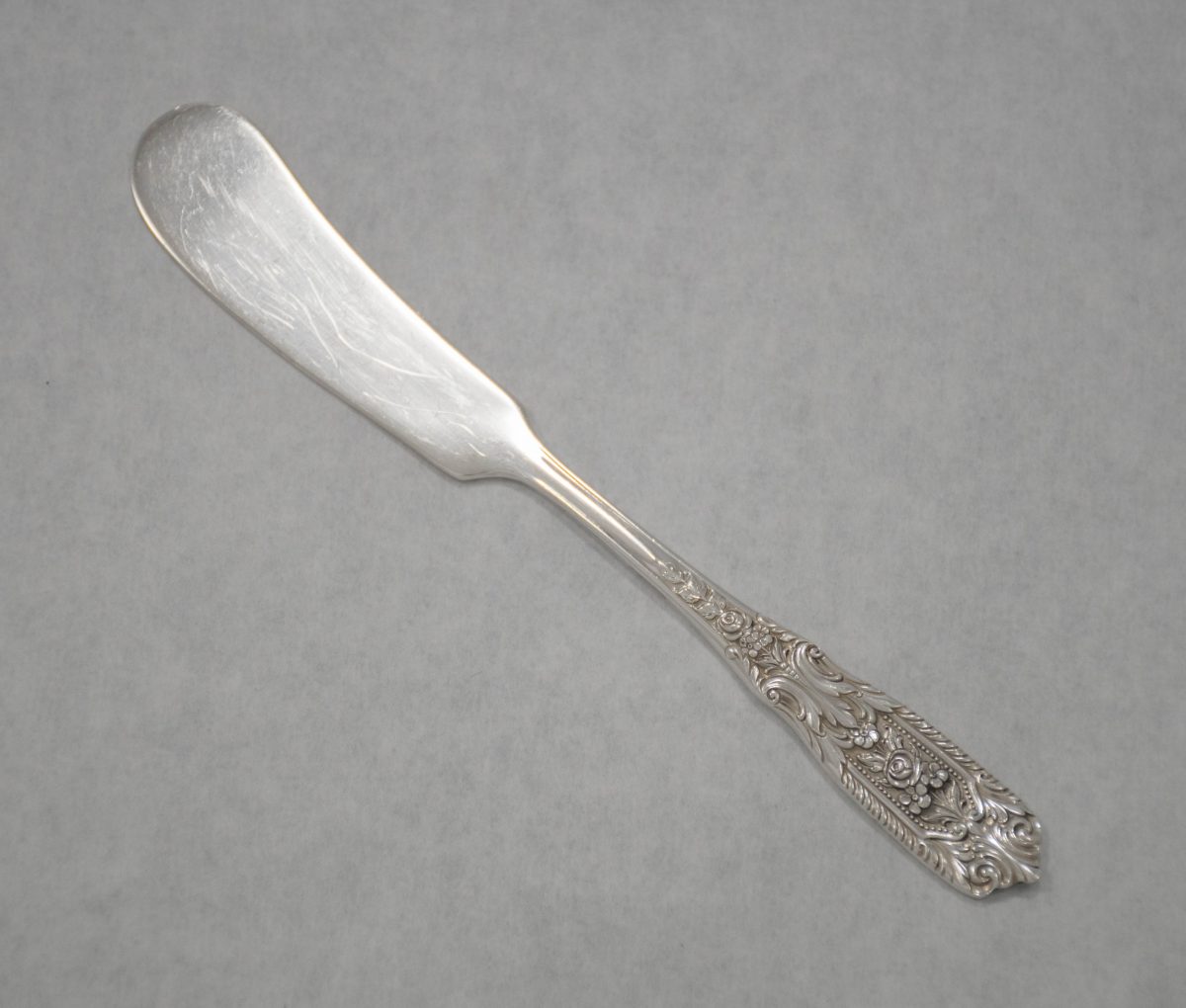 Milburn Rose by Westmorland Sterling Silver Butter Spreader Flat Handle