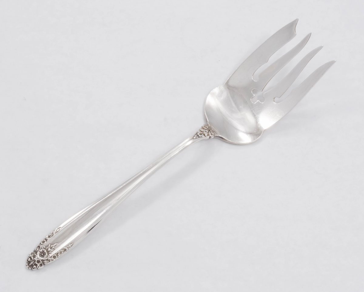 Prelude by International Sterling Silver Large Cold Meat Fork 8 7/8