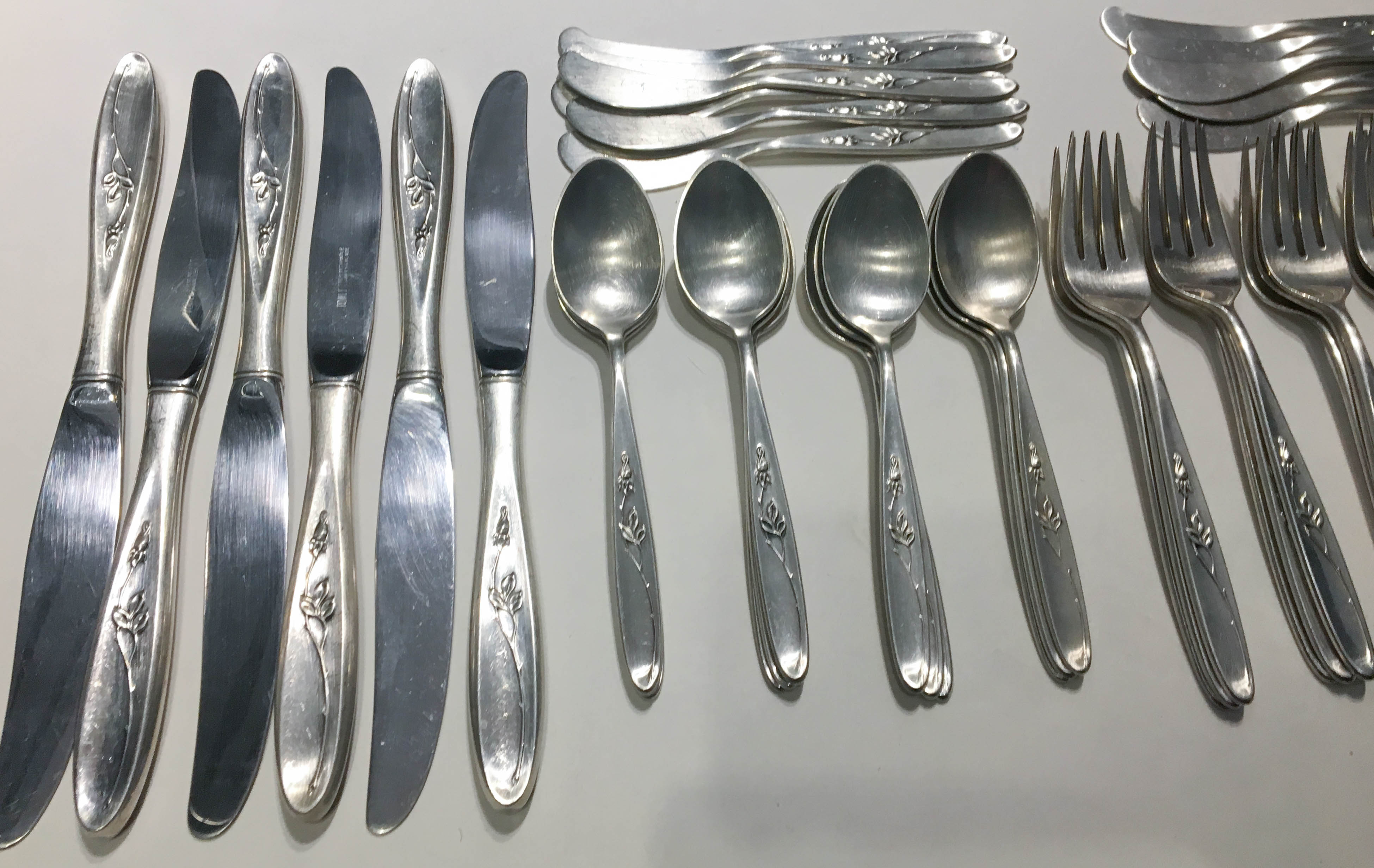 Rose Solitaire by Towle Sterling Silver 60pc Regular Flatware Set for 12 NoMon eBay