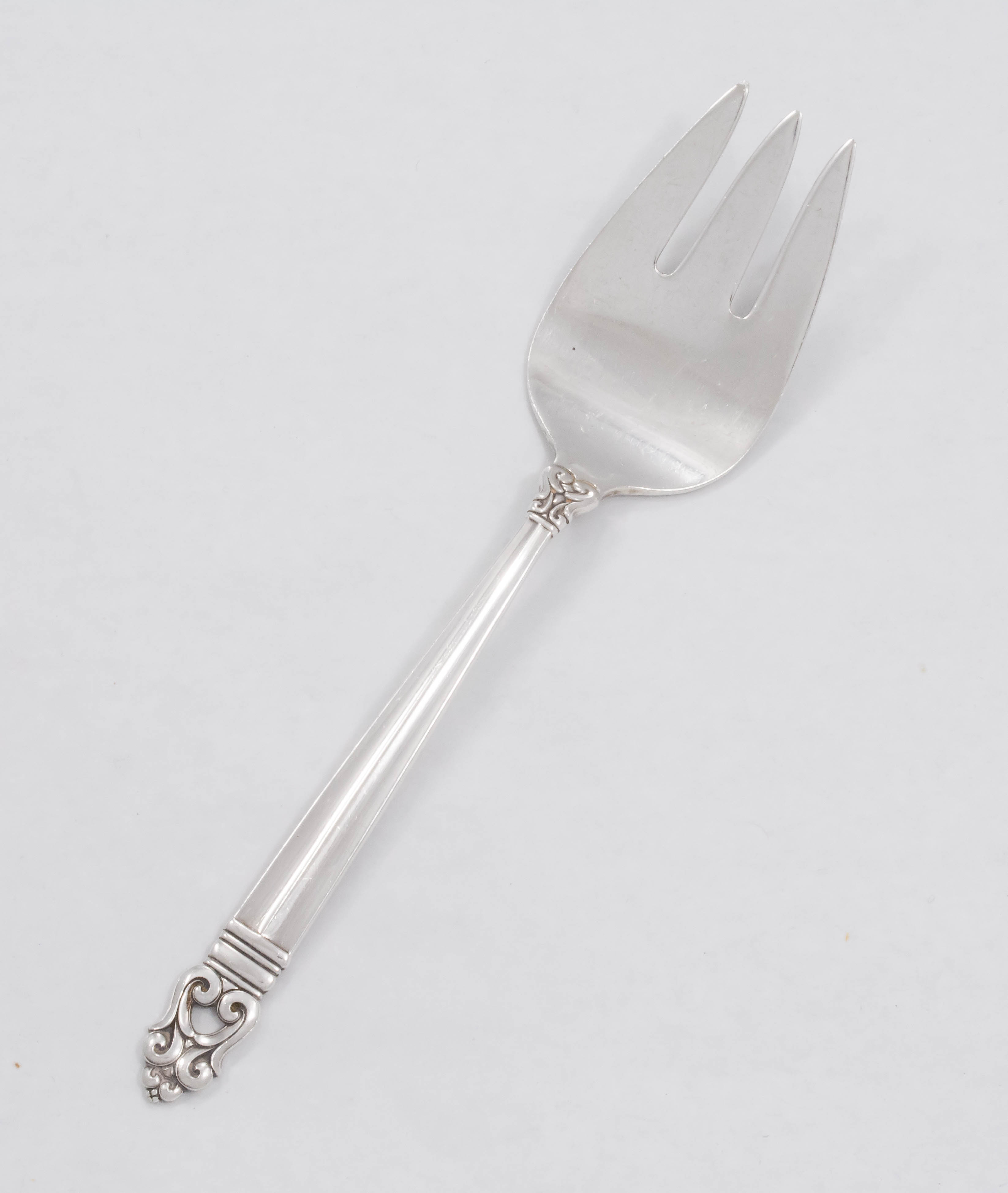 Royal Danish by International Sterling Silver Large Cold Meat Forks 8 3