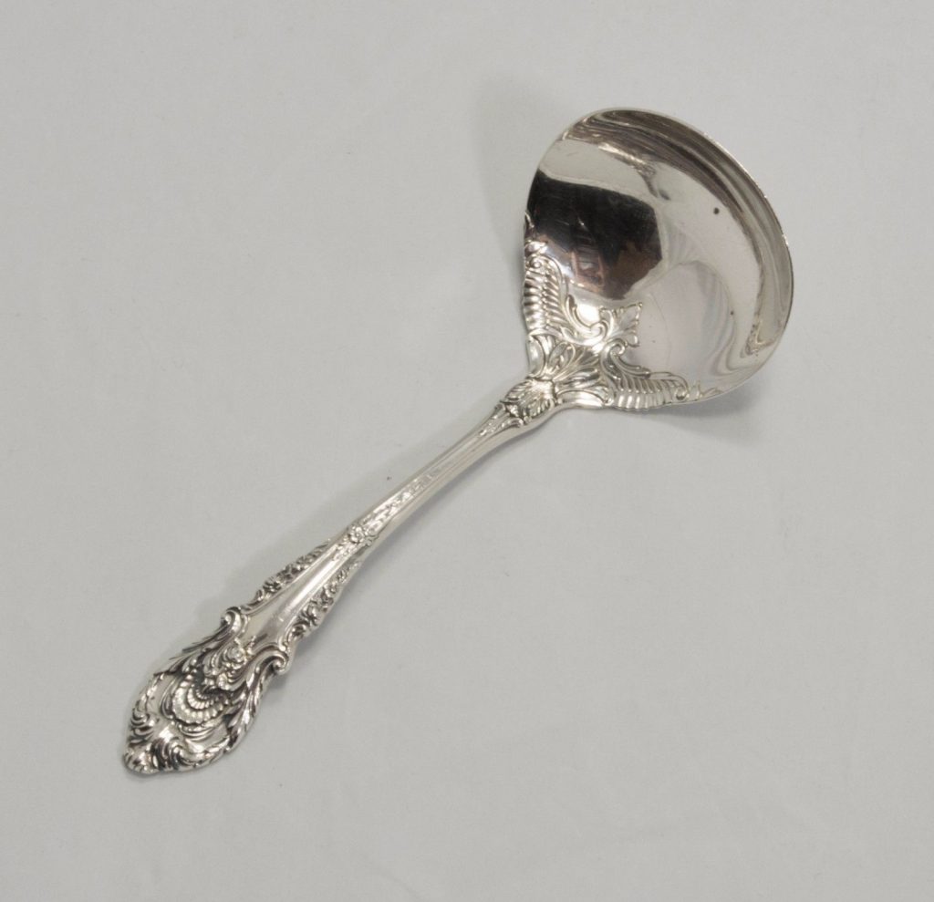 Sir Christopher by Wallace Sterling Silver Gravy Ladle 6 3/8" No