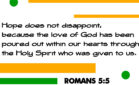 The Love of God Poured Out