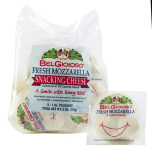 Wisconsin Cheese -- Fresh Mozzarella Snacking Cheese Bag with Snack Package