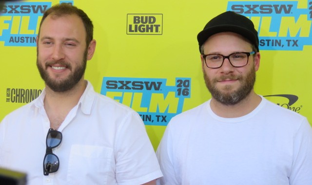 'Preacher' directors/executive producers Evan Goldberg and Seth Rogen; Photo by Daniel S Levine