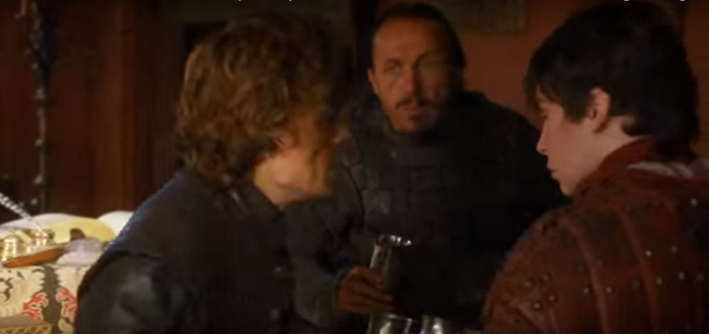 Bronn and Tyrion want copious details