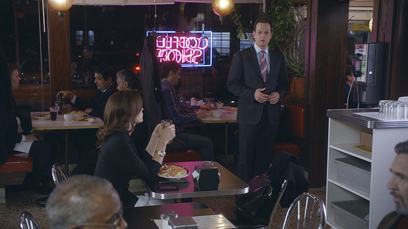 Ã¢ÂÂA Few WordsÃ¢ÂÂ Ã¢ÂÂ When Alicia is asked to be the keynote speaker at the American Bar Association conference in New York City, she looks to her past for inspiration. Meanwhile, the competition with Diane and Will continues as Alicia and Cary battle to align with a powerful New York lawyer. Also, Will turns to an old acquaintance when it becomes clear that Nelson DubeckÃ¢ÂÂs investigation into possible voter fraud isnÃ¢ÂÂt going away, on THE GOOD WIFE, Sunday, March 16 (9:00-10:00 PM, ET/PT) on the CBS Television Network. Pictured L-R: Julianna Margulies as Alicia Florrick and Josh Charles as Will Gardner Photo: CBS ÃÂ©2014 CBS Broadcasting, Inc. All Rights Reserved