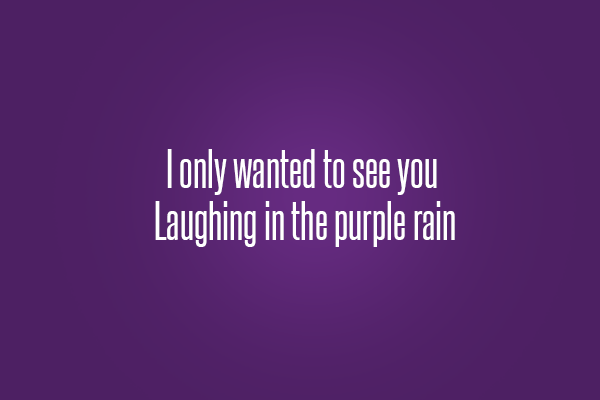 Prince lyrics