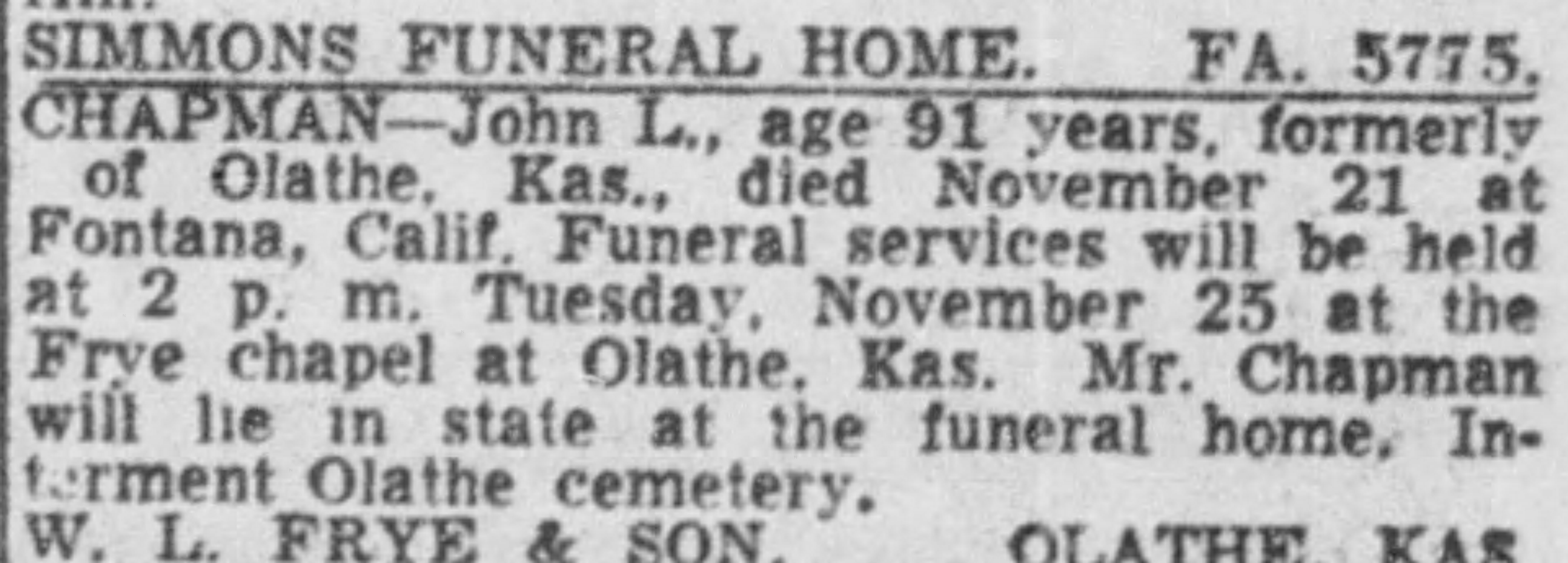 John L Chapman Remember My Journey