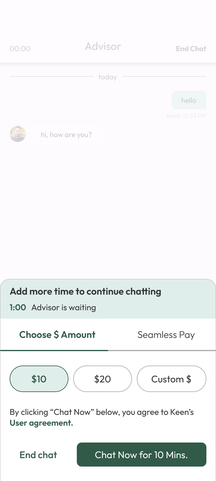 Redesigned bottom sheet payment options