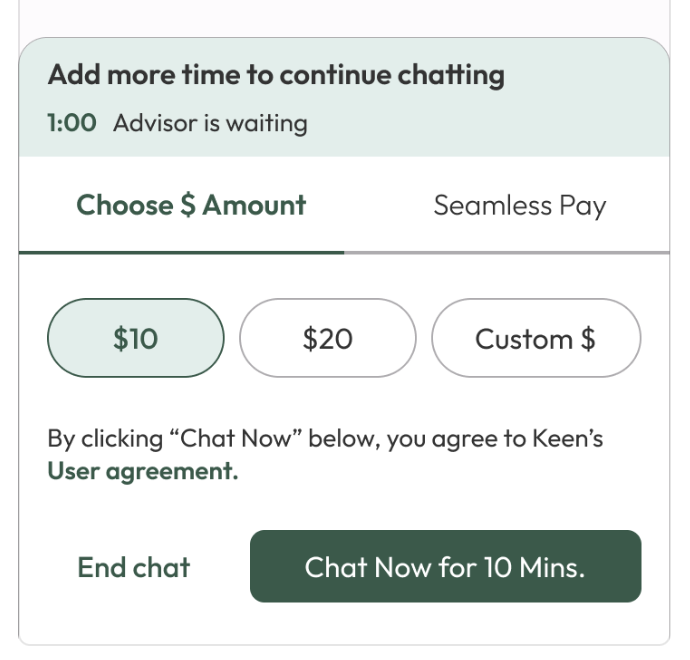 Streamlined payment options with less copy