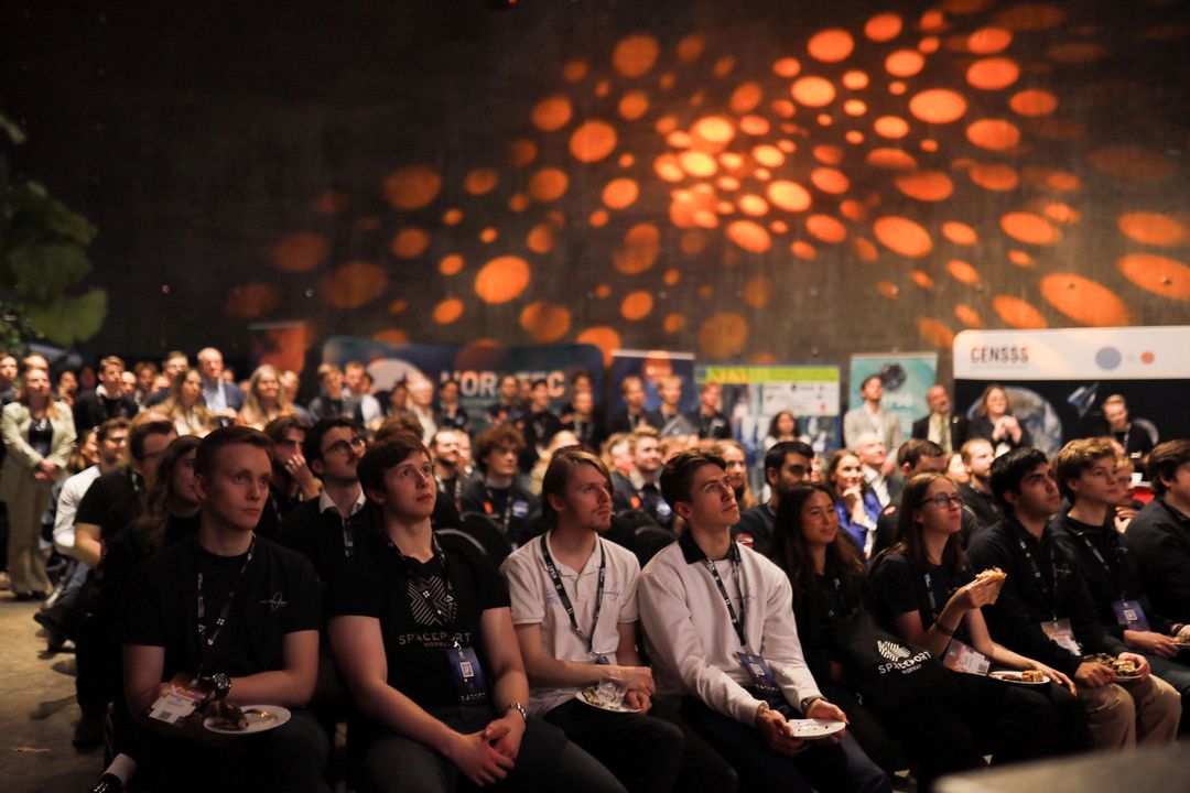 Students at Spaceport Norway