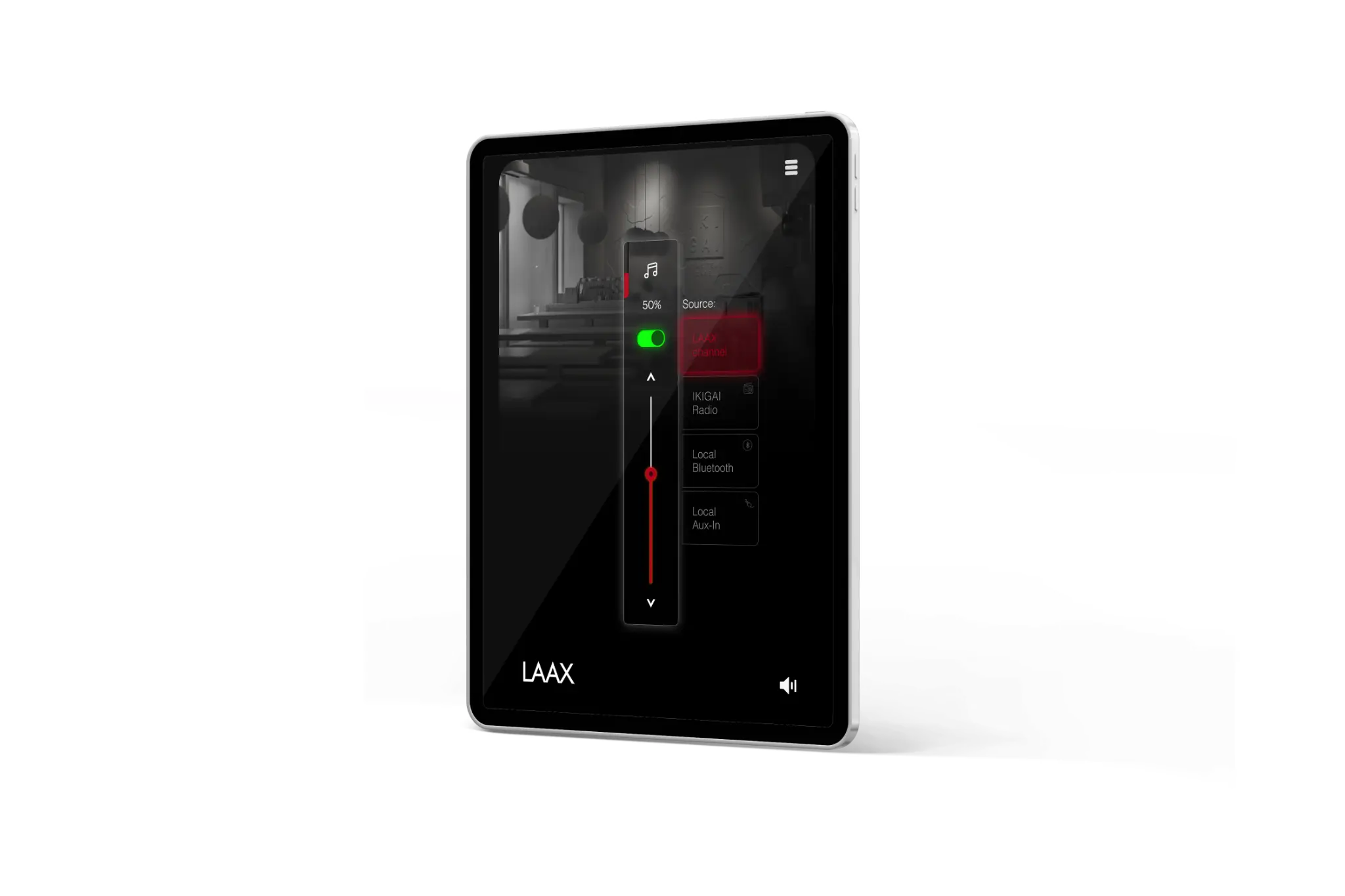 Steuerungsoberfläche Beispiel