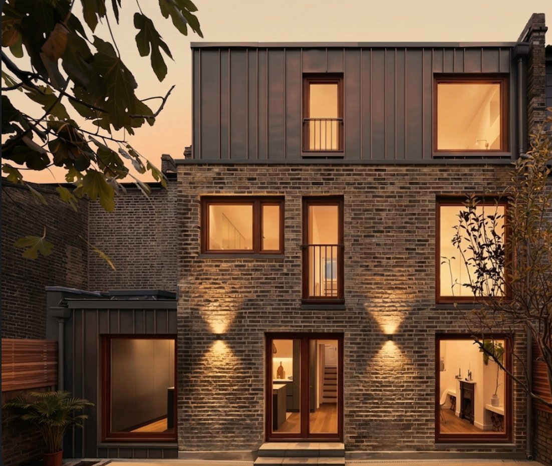 Modular extension structural steel frame and insulated panels
