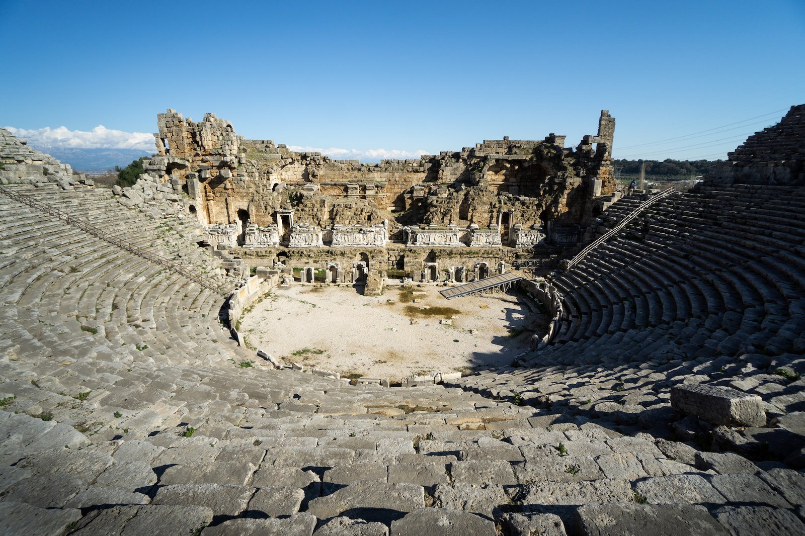 The theatre at Perga, Turkey