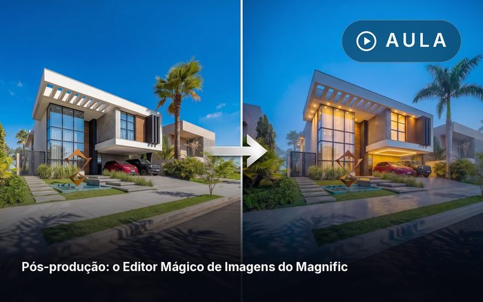 Aula: Pós-produção com o Editor Mágico de Imagens do Magnific