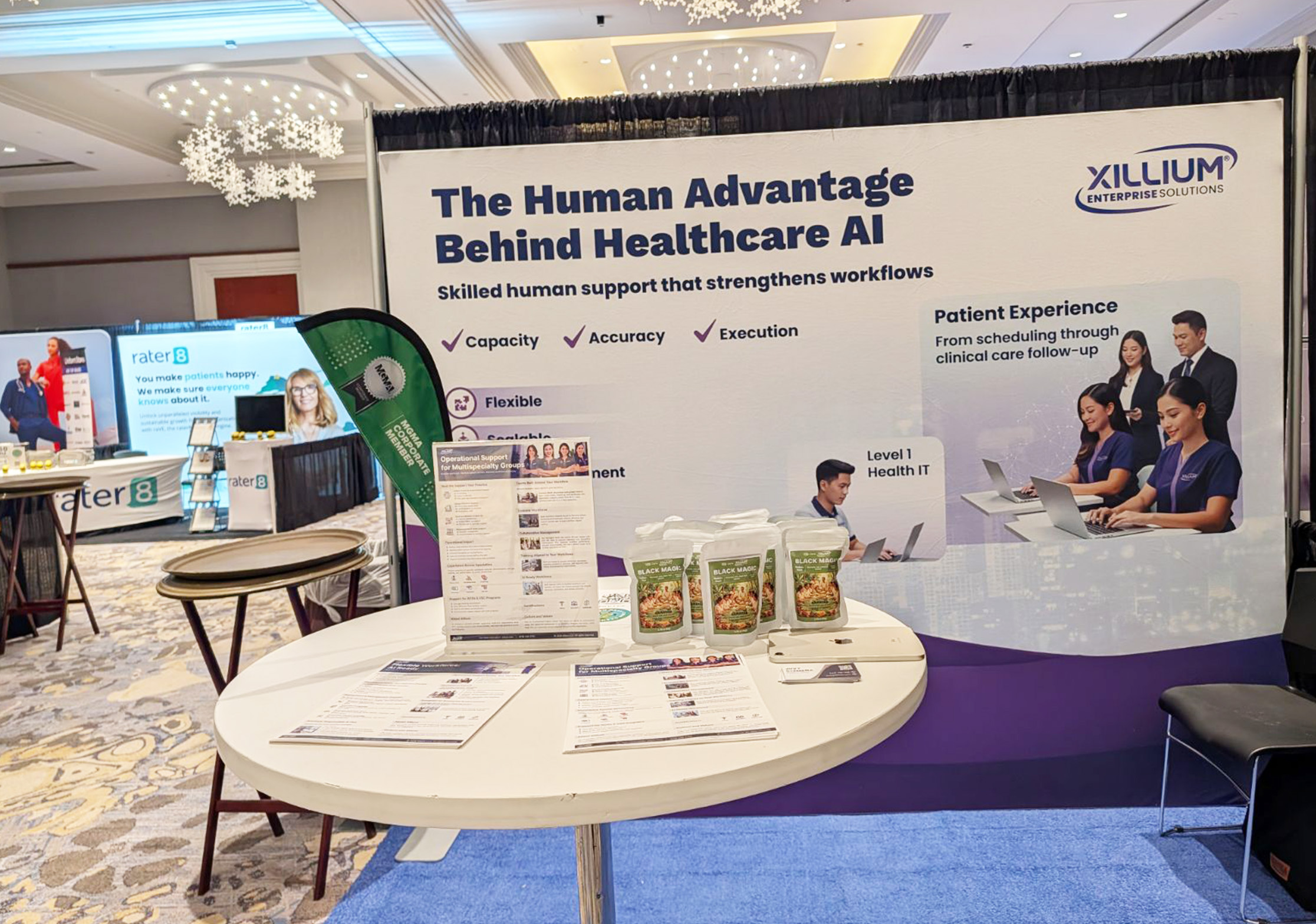 Xillium booth at MGMA Operations 2026