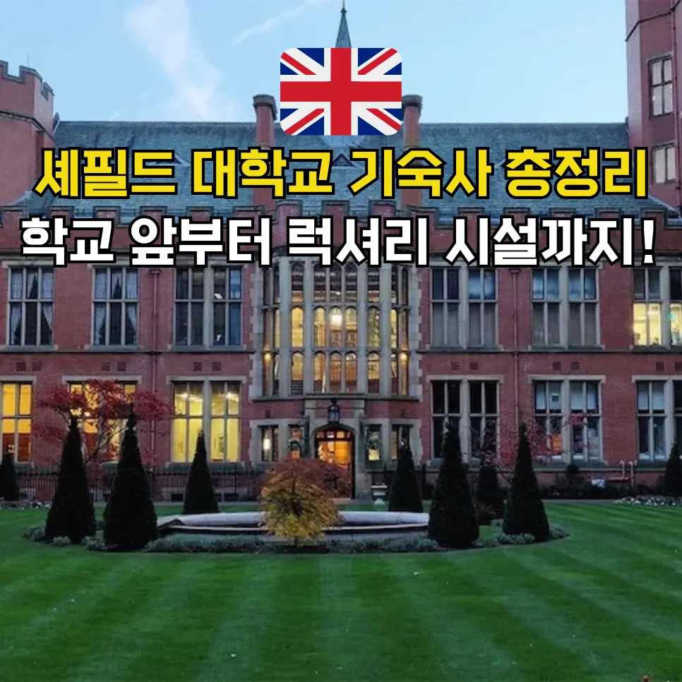 셰필드대학교 기숙사 총정리 스튜던트홈즈 블로그 썸네일