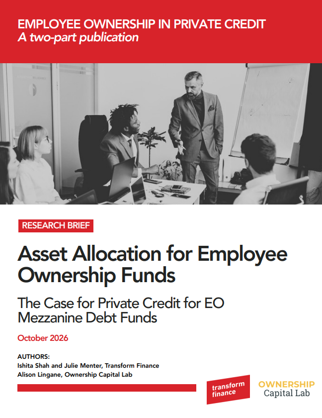 Research Brief cover: Asset Allocation for Employee Ownership Funds