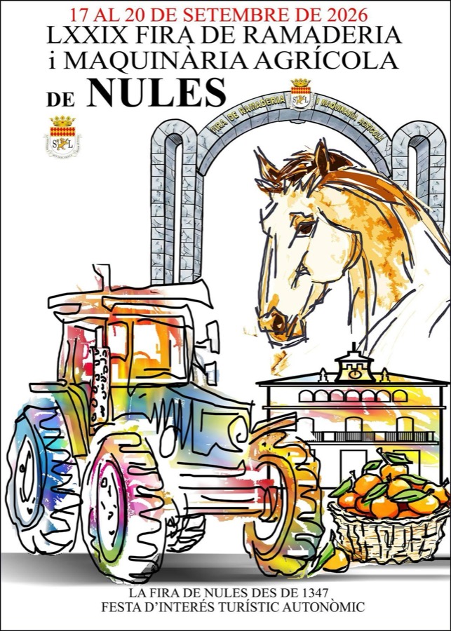 Cartel de la Feria Agrícola de Nules 2026