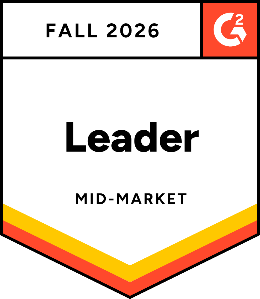 G2 Leader, Mid-Market, Event Management Platforms, Fall 2026