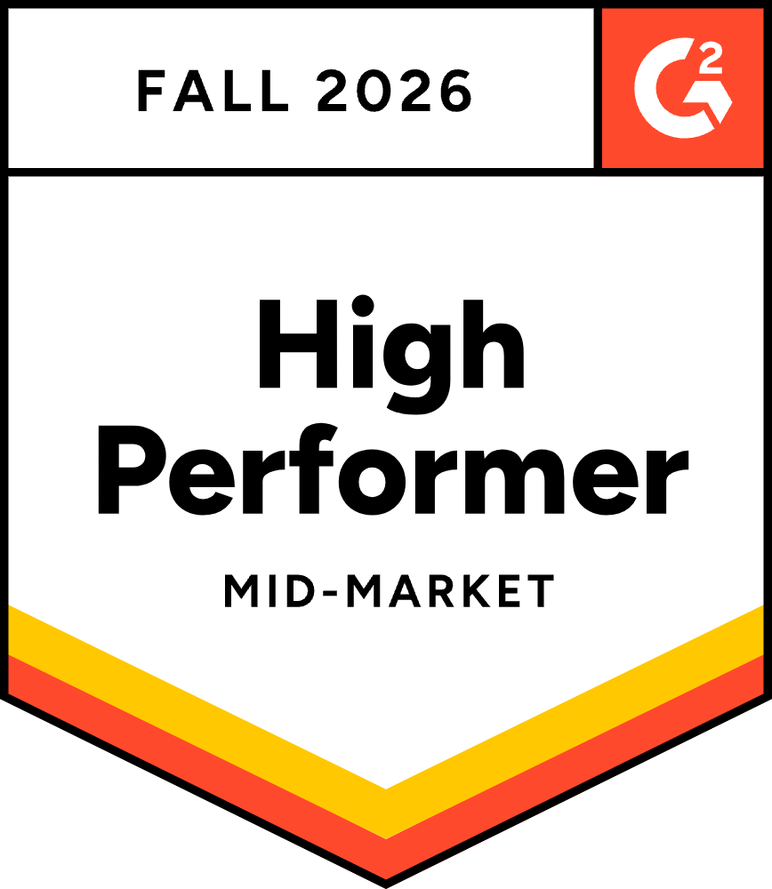 G2 High Performer, Mid-Market, Event Networking and Matchmaking, Fall 2026