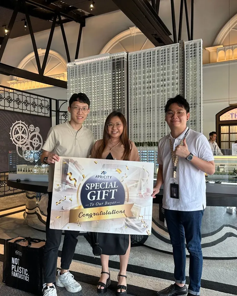 Apricity client buying a new home – property agent for new launch and subsale in KL and Johor Bahru