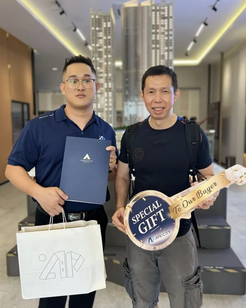 Apricity client buying a new home – property agent for new launch and subsale in KL and Johor Bahru