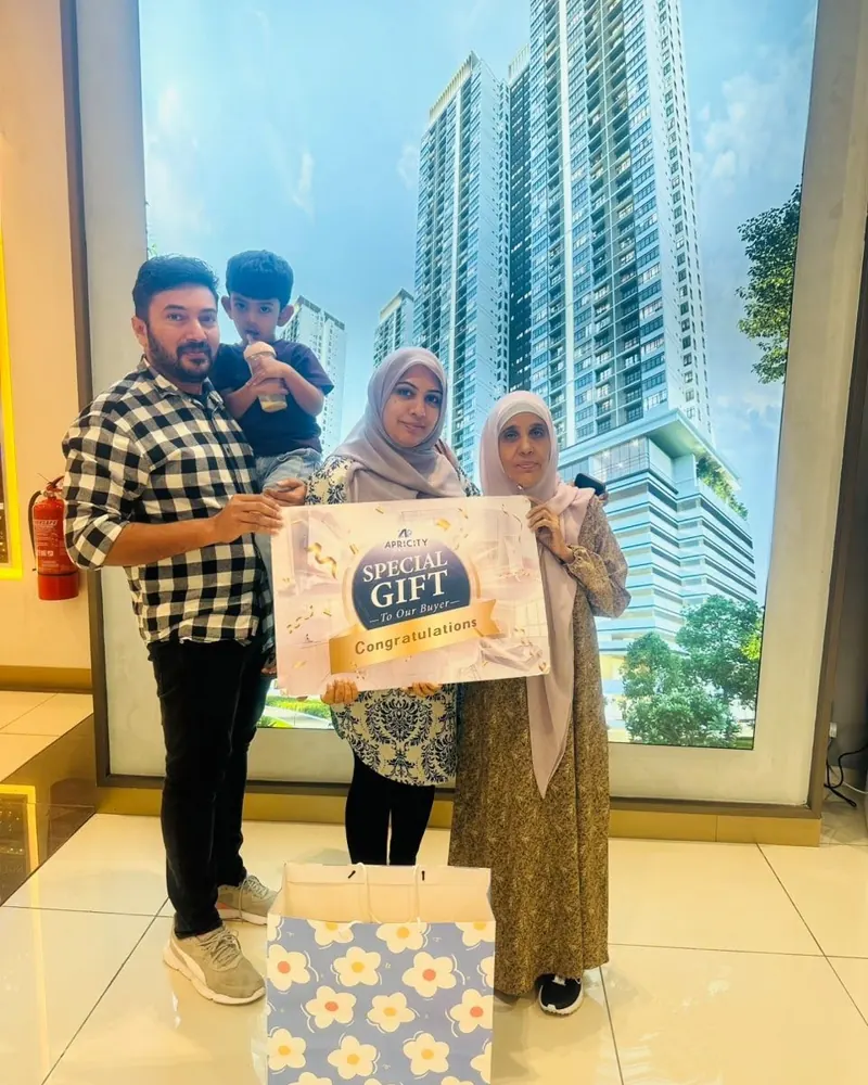 Apricity client buying a new home – property agent for new launch and subsale in KL and Johor Bahru