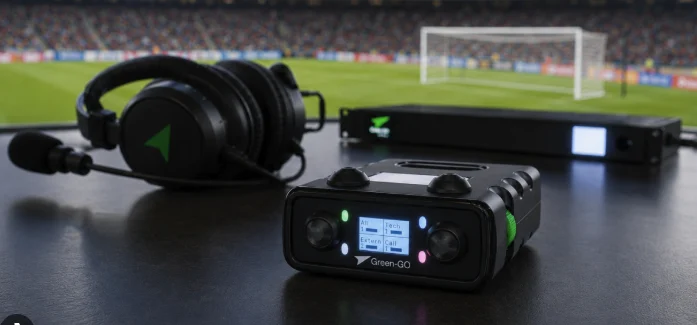 Intercom headset en beltpack voor technici