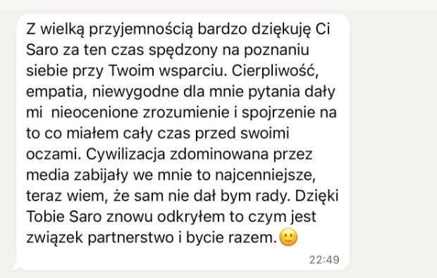 Wiadomość od klienta