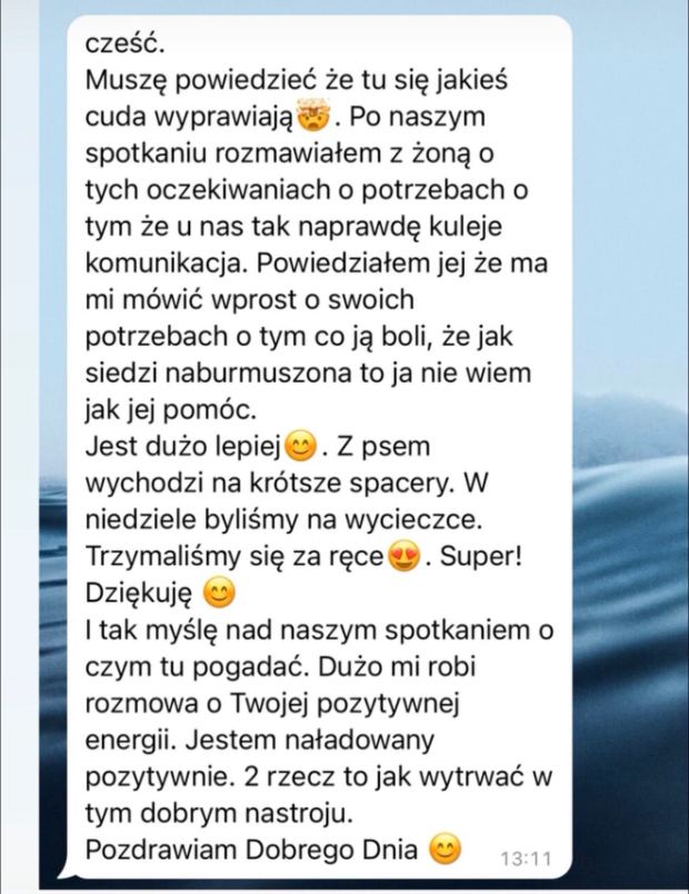 Wiadomość od klienta