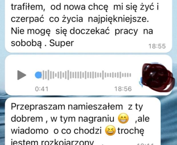 Wiadomość od klienta