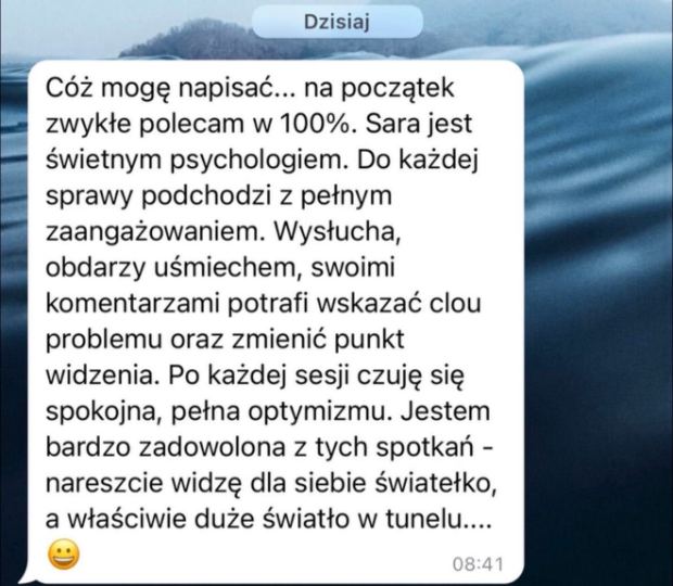 Wiadomość od klienta