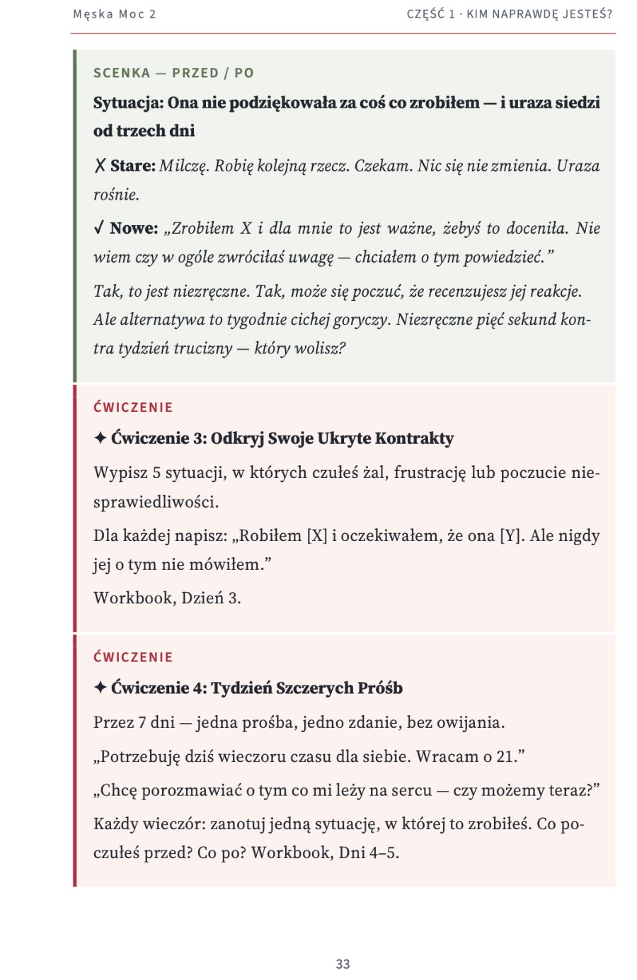 Ćwiczenie 3 i 4 — strona 33 e-booka