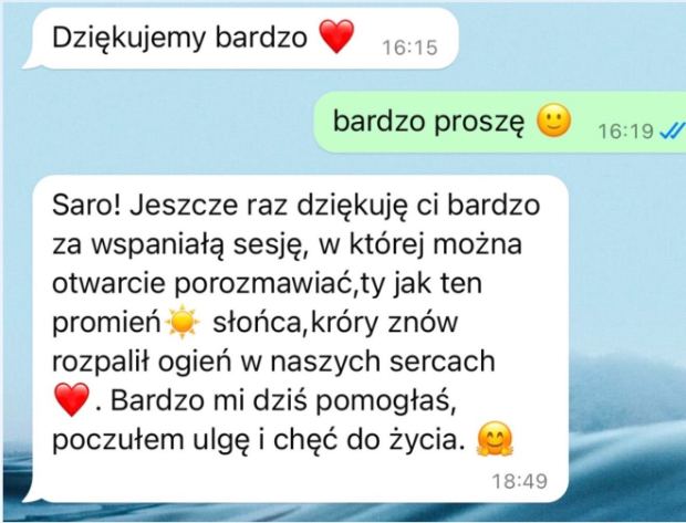 Wiadomość od klienta