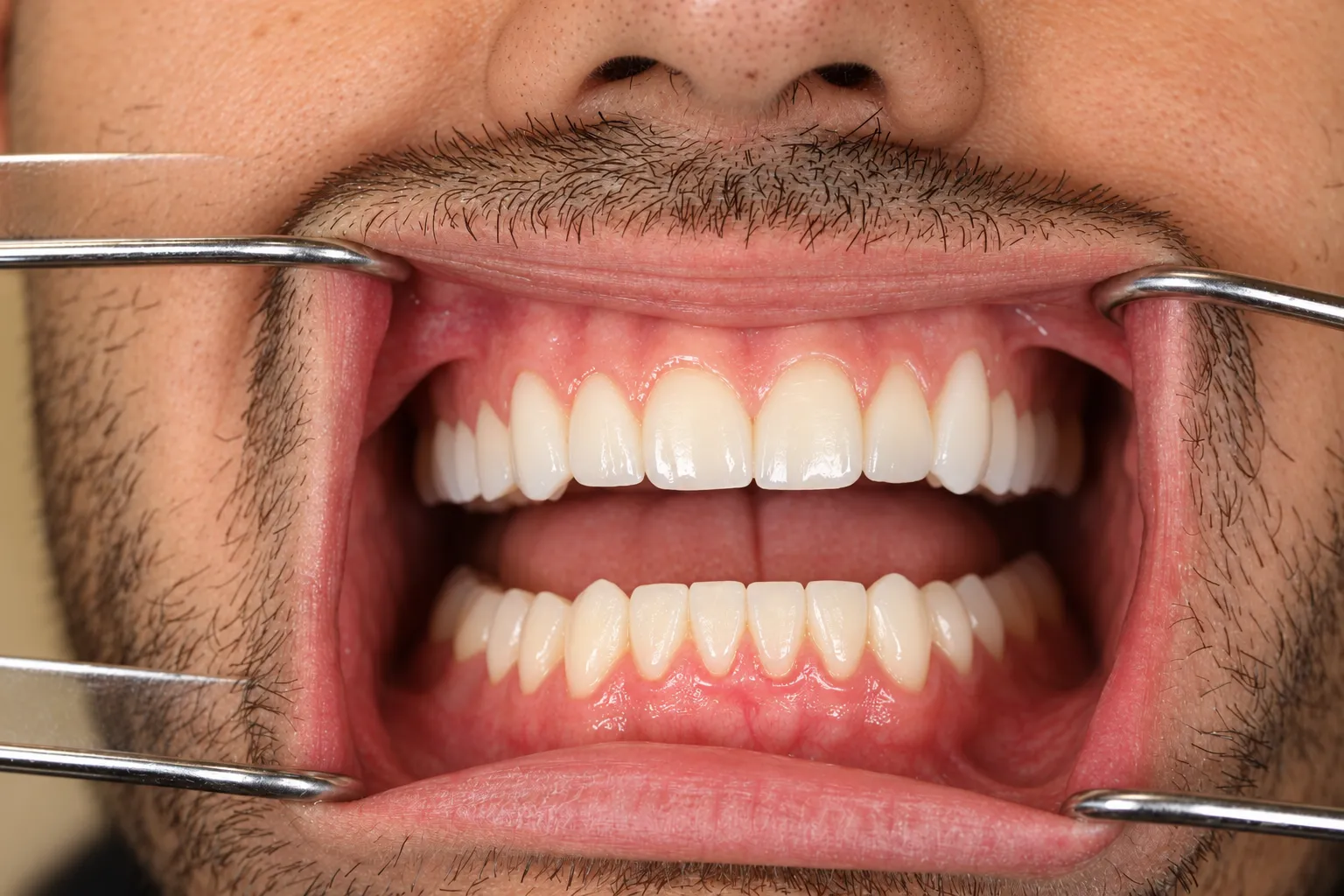 comprehensive smile makeover upper and lower veneers — after treatment