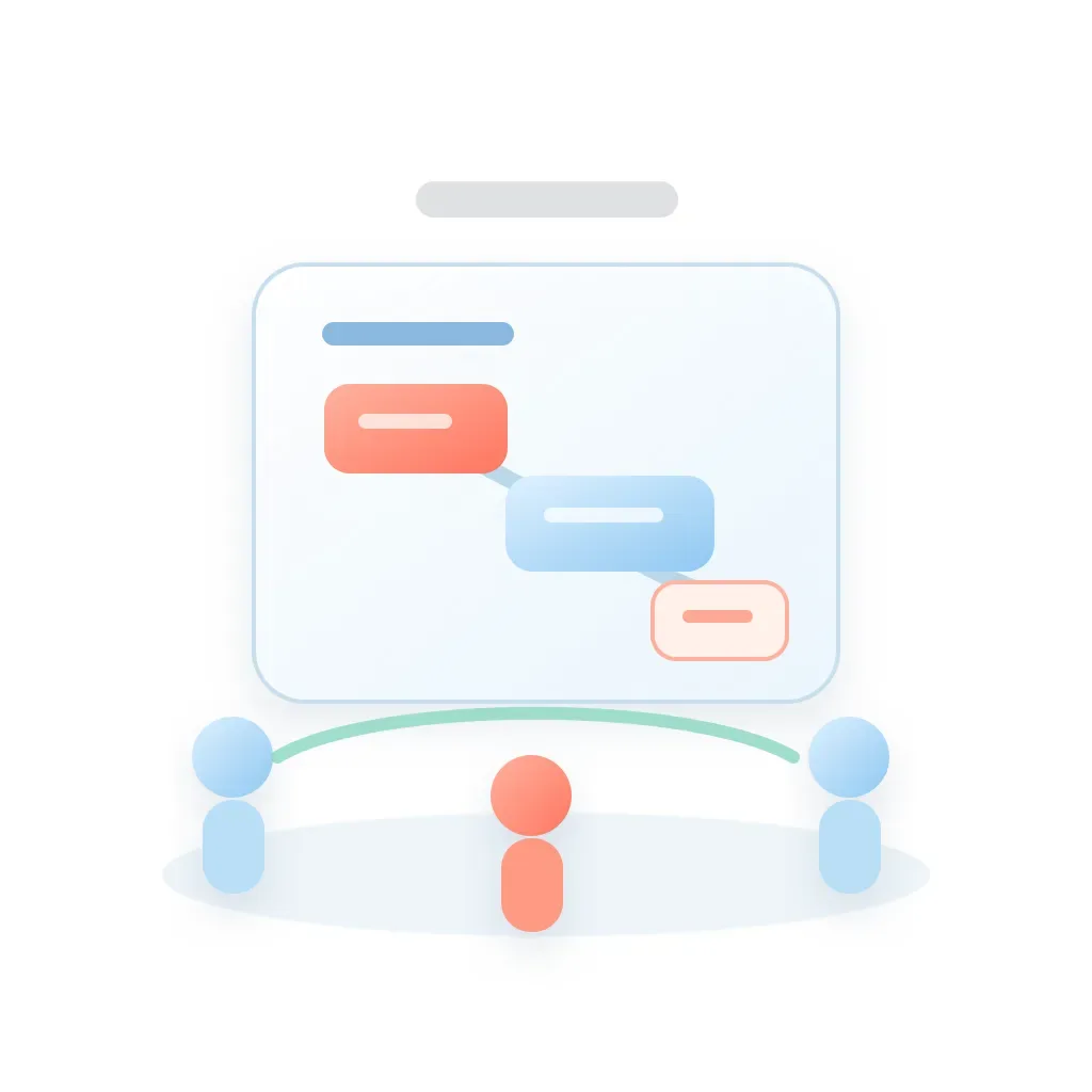 Illustration of dental team notes gathered into one connected patient workflow.