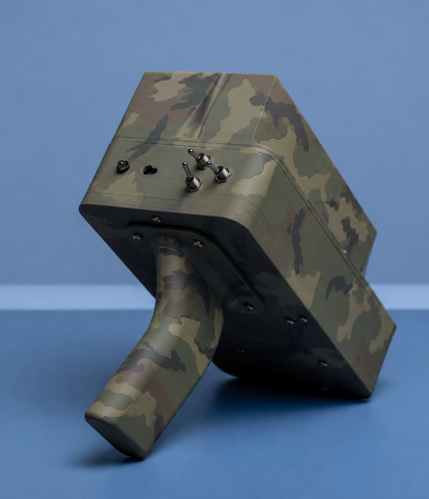 RAKURAI handheld counter-UAS prototype