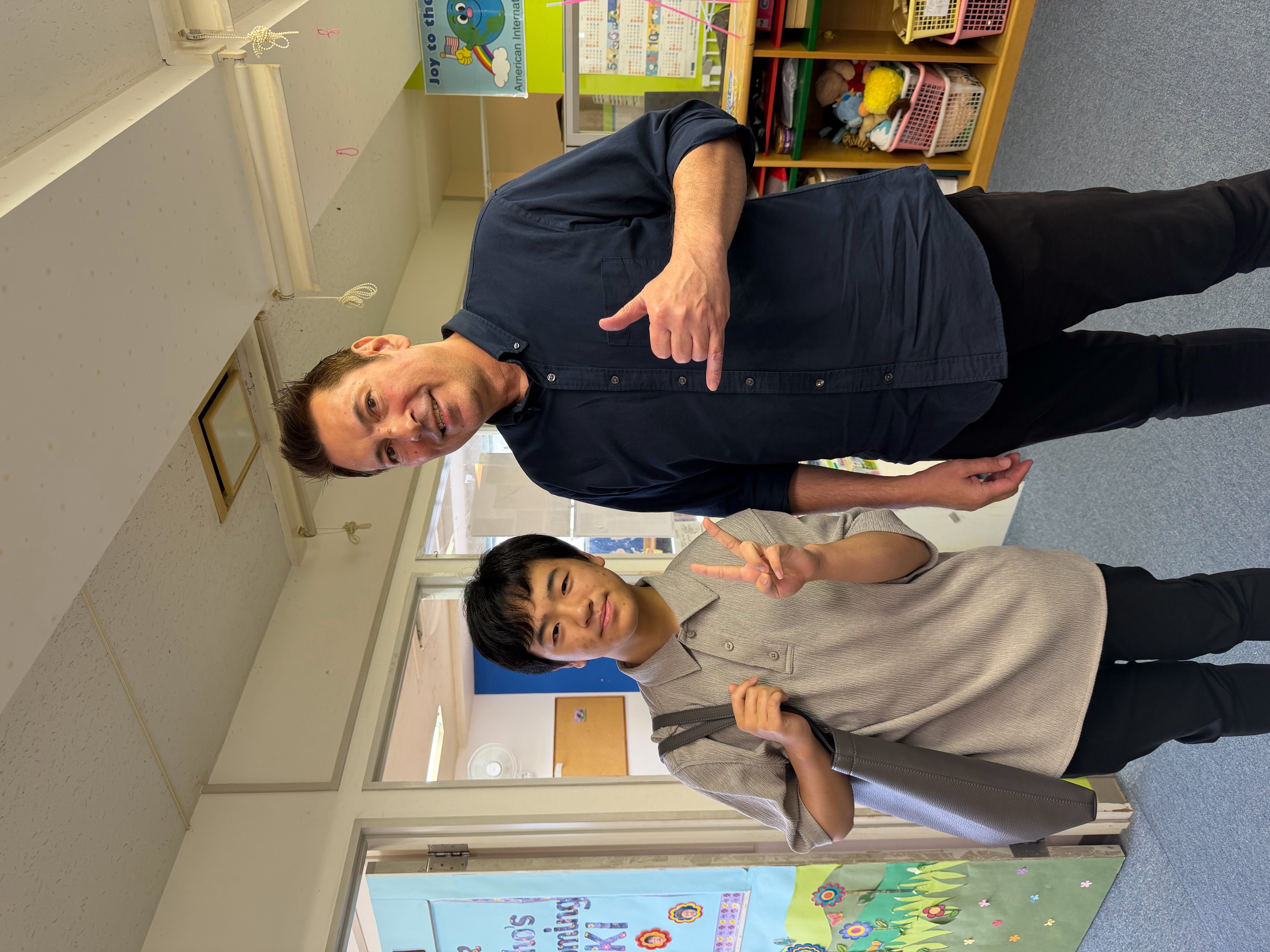 Former Joy student Taiki returning to volunteer