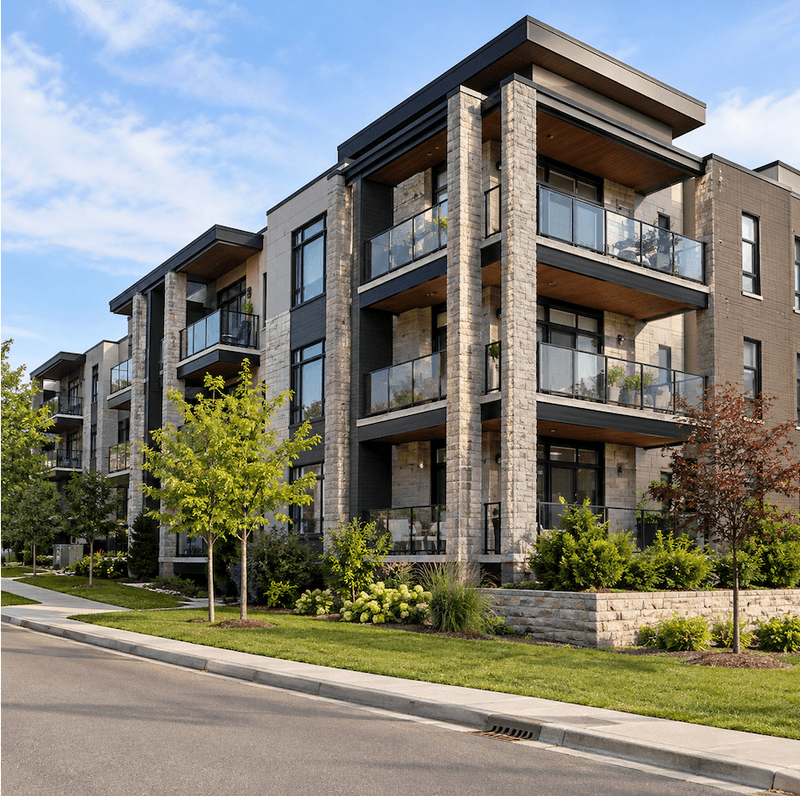 Immeuble de condos moderne