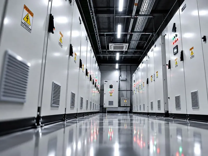 Sala elétrica com painéis - STI Electric